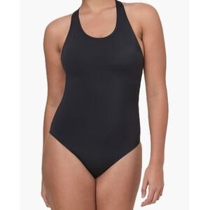 NWOT ANDIE SWIM The Tulum One Piece Black Size Large Classic Minimalist Swimsuit